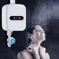 RX-021 Thermostatic Water Heater with Shower and LCD Screen, Boiler Hot Water Heater in 3 Seconds with 3500W.
