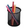 Metal Pen Holder Mesh Pencil Holder Desk Organizer For Office & Home Color-  Black (2 pcs). 