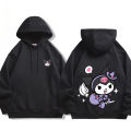 Sanrio periphery Cute Kuromi Hoodies for Women Cartoon Sweatshirt for Womens and Mens in Spring and Autumn Couple's Clothing.