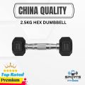 2.5kg Hex Dumbbell 1 pcs - Sports & Fitness. 