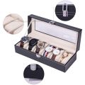 6 Slot Watch Box Display Case. 