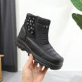 Winter Northeast Snow Boots New Warm Non-Slip Outdoor Waterproof Thick Bottom Fleece-Lined Thick High-Top Ugg Men's Shoes. 