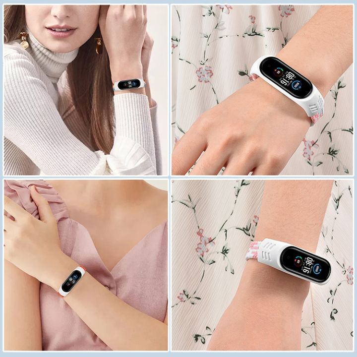 For%20Xiaomi%20Mi%20Band%206%20/%205%20/%204%20/%203%20Universal%20Nylon%20Elasticity%20Weave%20Watch%20Band,%20Size:XS%20140mm(Rainbow)%20-%20Image%205