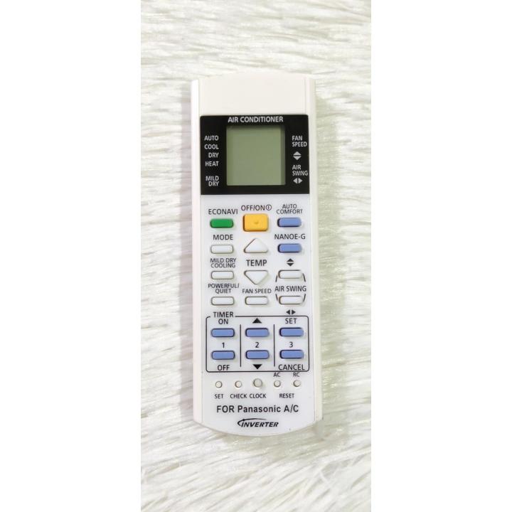Panasonic Ac Remote.