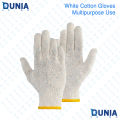 White Cotton Gloves Safety Knit Gloves Heavy Duty Glove Liner for Construction Work Handling Fishing Gardening Cutting Food Service Men Women Working Hands.