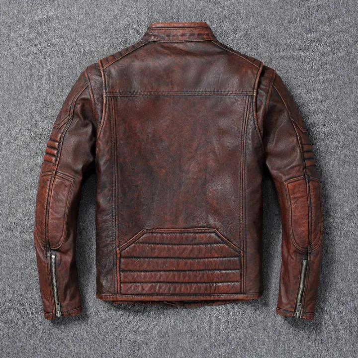 Real%20Cow%20Leather%20Jacket%20Men%20Motorcycle%20Jackets%20Genuine%20Cowhide%20Leather%20Vintage%20Men's%20Leather%20Coat%20Biker%20Clothing%20-%20Image%203