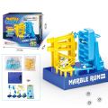 Electronic Marble Run Construction Race Track Building Blocks Track Maze Toy with Music Easy Assembly for Kid Educational Toys.