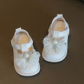 New one-year-old baby girl, princess shoes, autumn foreign atmosphere, baby soft-soled toddler shoes, children's Korean version of single shoes, leather shoes 2-3, spring 1. 