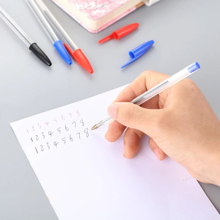 6/11%20Pcs%201.0mm%20Ballpoint%20Pens%20Blue%20Black%20Plastic%20Ball%20Point%20Pens%20Student%20Gift%20School%20Office%20Supplies%20Long%20Lasting%20Smooth%20Writing%20-%20Image%206