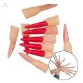 10pcs False Nails Cosplay Party Supplies Scary Makeup Accessories Red. 