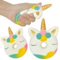 Jumbo Kawaii Unicorn Donut Squishy Cake Bread Squishies Cream Scented Slow Rising Squeeze Toy Kids babay Birthday Gift 13*9CM.