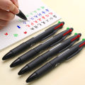 Deli Multifunction Ballpoint Pen 4 in 1 MultiColor Pen 0.7mm Retractable Ballpoint Pens For Marker Writing School Stationery. 