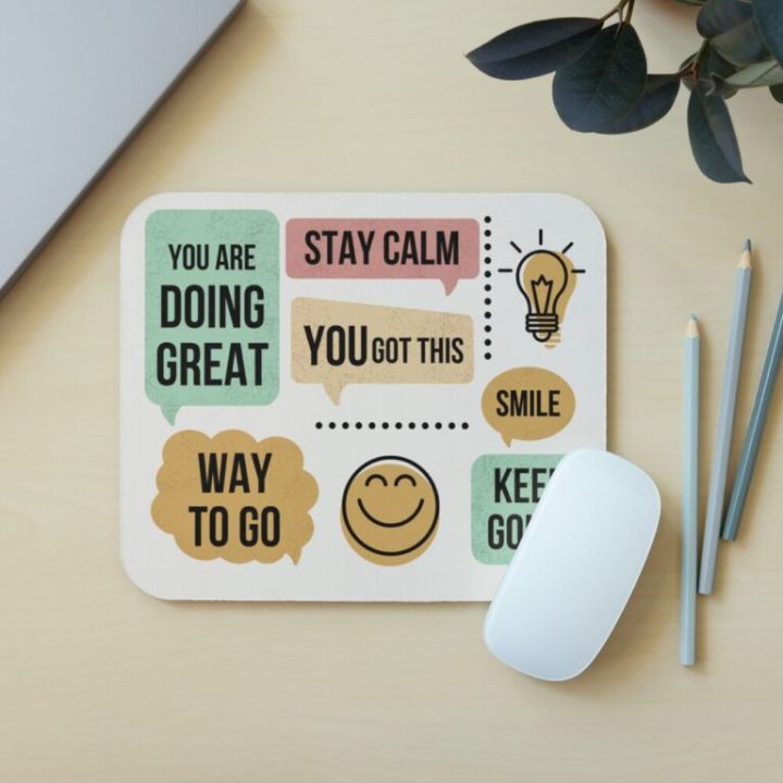 Multi Quotes Mouse Pad (Gaming Mouse Pad BD) : Fixtech
