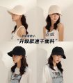 Zhao Lusi Same Sun Hat Women's Summer Thin Type Sunscreen UV-Proof Drawstring Quick-Drying Fisherman Hat All-Matching. 