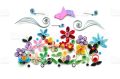 Small Quilling Paper and Tool Craft Kit Quilling Strips 5mm width, 9.5inch long, 10 colours, 15 trips of each colour. 