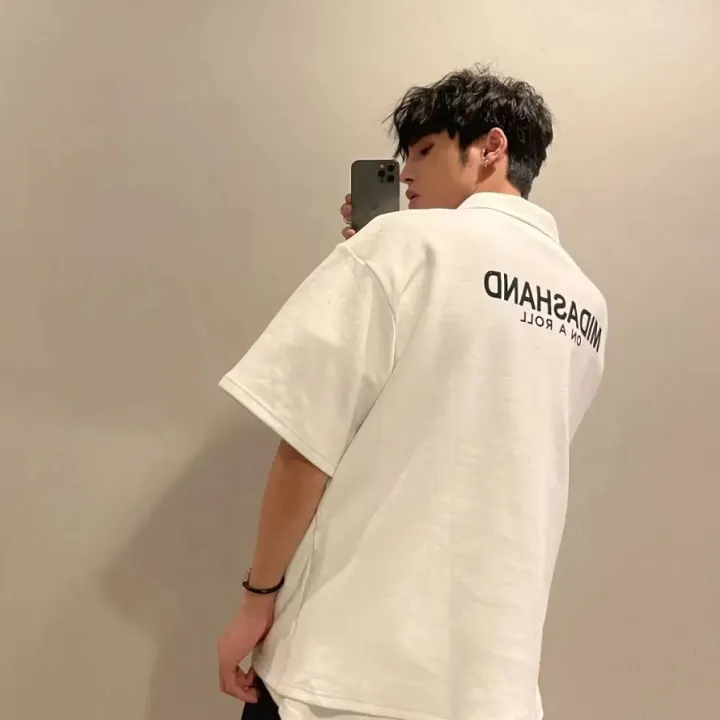 Midnd%20330gHeavy%20Letter%20Flocked%20PrintedPOLOShirt%20Baby%20Boy%20and%20Girl%20Summer%20Short%20SleeveTT-shirt%20American%20StyleinsTide%20-%20Image%203