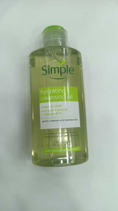 Simple hydrating cleansing oil 125ml