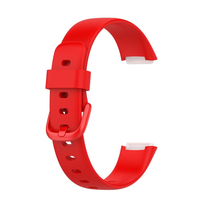 Watch%20Strap%20For%20Fitbit%20Luxe%20Silicone%20Color%20Buckle%20Watch%20Band,%20Size:L(White)%20-%20Image%208