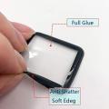 iWatch 44mm Full Cover Curved Tempered Glass Screen Protector 3D Protective Glass.