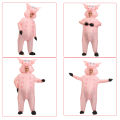 Adult Mascot Pink Pig Inflatable Costumes Halloween Cosplay Costumes for Man Woman Animal Party Role Play Disfraz. 