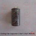 Ceiling Fan Capacitor 2.5uF 3.5uF 350VAC Capacitor Industrial Electric Fan Capacitor 50Hz 60Hz. 