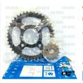 Chain Sprocket Set For Bajaj Discover 100cc/125cc Bajaj Motorcycle Market Product Long Lasting. 