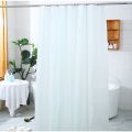 【In-demand】 Breathable PEVA Solid Color Mildew Proof Waterproof Shower Curtain Bathroom Curtain.