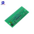 【The road to happiness Store】(NEW)Solderless 16 LED Dual Channel Audio Level Indicator Amplifier Lamp Blue/Green/Red LED Light DC8-12V VU Meter Module.