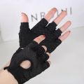 Cycling Fingerless Gloves Professional Gym Fitness Breathable Anti-Slip Women Men Half Finger Summer Fishing Female Bicycle Bike.