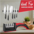 4-in-1 Stainless Steel Kitchen Knife Sharpener | 4-Stage Professional Blade Sharpening Tool. 