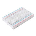 Medium Size bread board/breadboard 8.5cm x 5.5cm 400 holes White for DIY Electronic experimental, Science Project, Robotic projects etc.. 