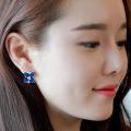 1 pair small Camellia shape flower stud Earring set for Women's Fashion - Kaner Dul - Kaner Dul.