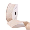 Gift Wrapping 3D Embossed Flower Ribbon Packing Material Romantic Embellished Ribbon 4CM DIY Packaging Ribbon Wedding. 