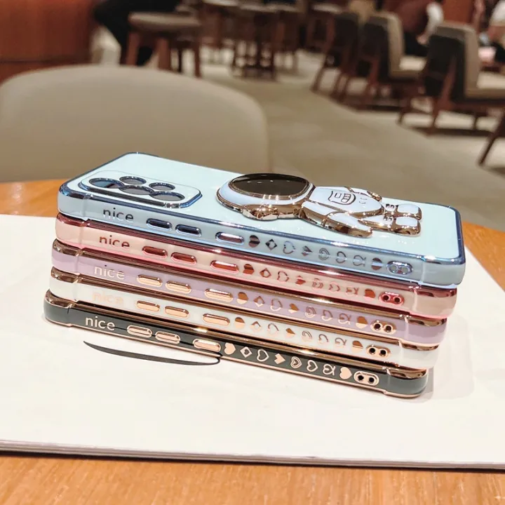 Side%20Electroplating%20Love%20for%20Samsung%20A34%20Phone%20case%20S23%20Fine%20Hole%20All-Inclusive%20A53%20Astronaut%20Bracket%20Protective%20Cover%20-%20Image%202