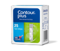 Contour Plus / Plus One 25 Test Strip Smart Glucometer Blood Glucose / Sugar Test Strip Diabetes Test Strip for Blood Glucose Monitoring System Brought to you by TRONZZ. 