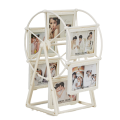 Retro Vintage Rotating Wheel Picture Frame, Personalized Family Photo Frame Shows for 12 Photo Home Decor A. 