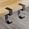 Desk accessory Hanging bag hook Stylish Removable Multi-functional Desk side hook Portable Table hook for School desks Office desks Hanging bags or handbags Students professionals travelers.
