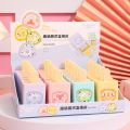 1pcs Creative Popsicle Magic Eraser Fun Magic Box Wipe Clean Pupils Cute Learning Cartoon Eraser Stationery.