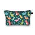 3D Waterproof Cosmetic Bag Makeup Case Printing Dinosaur Cosmetic Bag Women Multifunction Beauty Bag Organizer Storage Bag. 