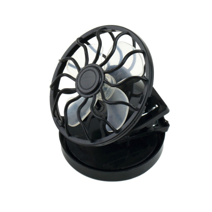 【Duoupa Store】Electric Panel Cooling Fan clip fan energy saving Clip-on Solar Mini Micro Cell Sun fan Power For Gaming Camping