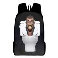 Skibidi Toilet Backpack For School Bag Titans Cameraman Lunch Box Skibidi Mochila Speaker Tv Man Woman Pencil Case Bookbag Kid. 