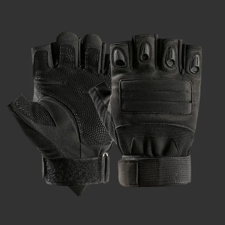 Half%20Finger%20Gloves%20Men's%20and%20Women's%20Finger%20Leakage%20Outdoor%20Sports%20Motorcycle%20Riding%20Fitness%20Gloves%20-%20Image%203