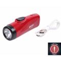 Mini Rechargeable LED Torch Light (SD-8670)-Maroon, Torch light with money cheaker. 