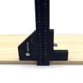 Multifunction Inch MM Woodworking Scriber Gauge Aluminum Steel Measuring Marking Framing Ruler Tool for Carpentry Tools Kit Set.