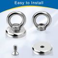D42 N35 Magnetic Hook Ring 82lbs Heavy Duty Lifting Magnet with Coating.