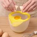 Egg Separator Stirring Container Egg Separation Filter Bowl Kitchen Gadget.