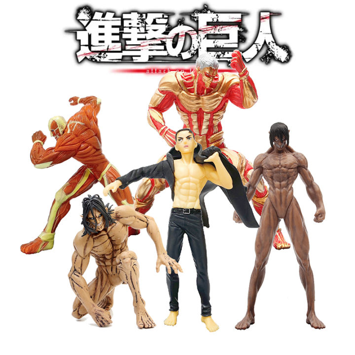 16cm Anime Attack on Titan Figures Beast Colossal The Founding Armored ...