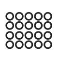 Pressure Washer Rubber O-Rings For 1/4 Inch,3/8 Inch,M22 Quick Connect Coupler,40-Pack.
