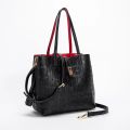 CHHC Leather Texture Relief Pattern Bucket Bag New Casual Women Luxury Designer Purse Handbag Fashion Women's Shoulder Bag.