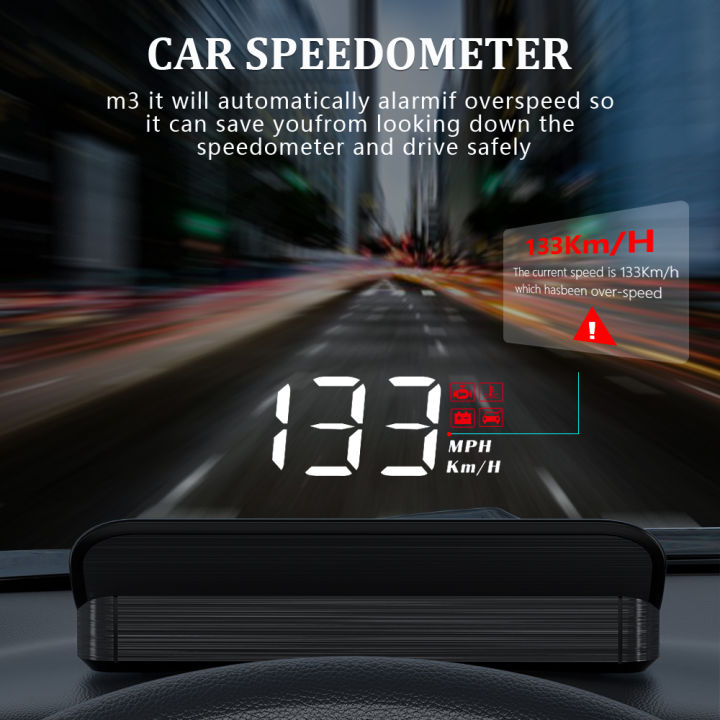 WiiYii%20M3%20HUD%20Head-Up%20Display%20obd2%20trip%20computer%20Speed%20Projector%20OBD2%20auto%20On-Board%20Computer%20Fuel%20Mileage%20Alarm%20Car%20Accessories%20-%20Image%203